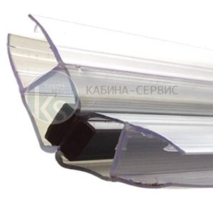 Магнитный уплотнитель под 135 градусов для стекла 8 мм и 6 мм